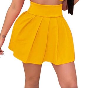LYANER WOMENS FASHION YELLOWISH AKIRT